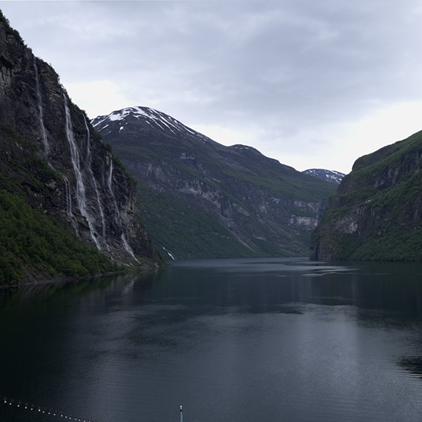 Geiranger, Norway, Storseterfossen, Fjords