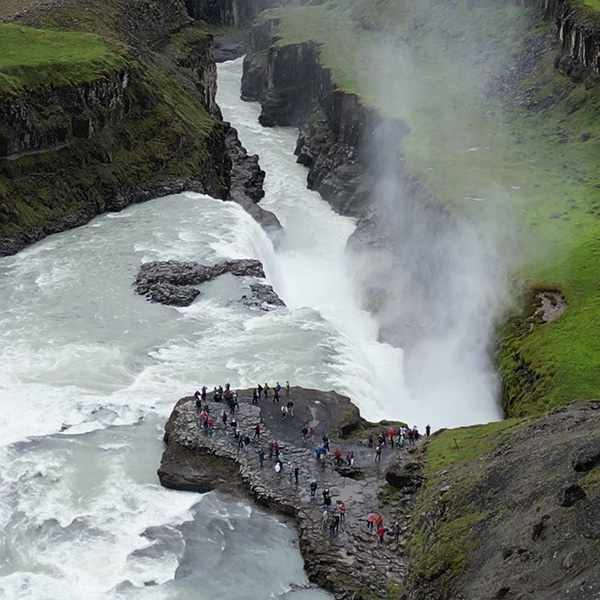 Gullfoss Waterfall, Iceland, Reykjavik