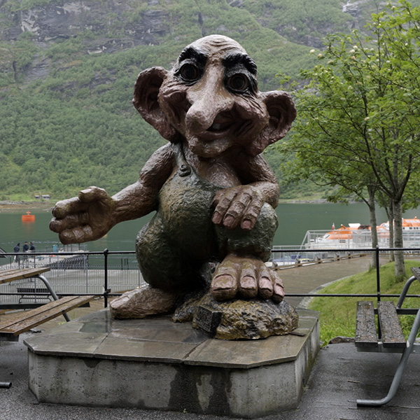 Geiranger, Norway, Storseterfossen, Fjords